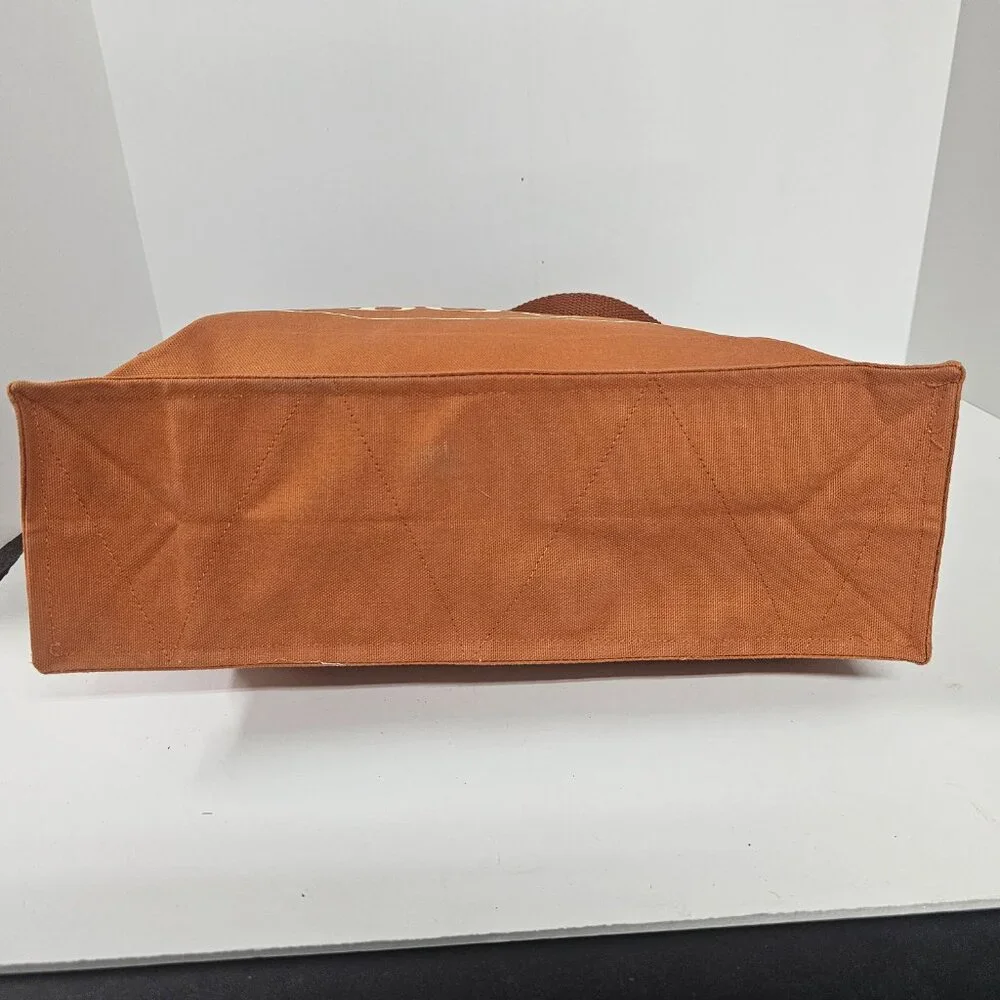 Barnes & Noble Tote Bag Rust Canvas Academia Books School